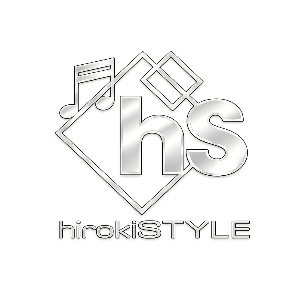 hirokiSTYLEのシルバーロゴ